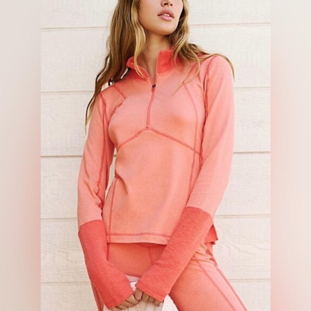Free People Undercover Base Layer 1/4‎ Zip Size XL Women